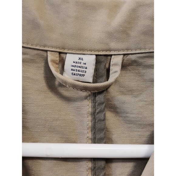 Old Navy Classic Tailored Men's XL Tan Cotton Blazer/Jacket-Nice! - Picture 3 of 10